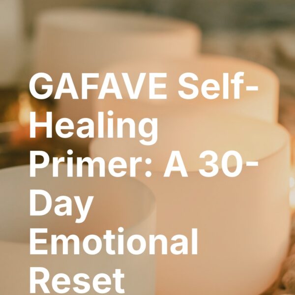 GAFAVE Self-Healing Roadmap (Free Edition)