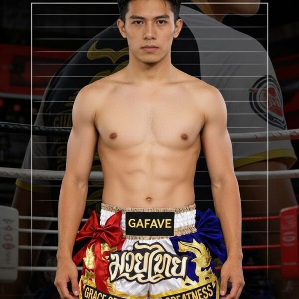 GAFAVE “Grace • Growth • Greatness” Muay Thai Shorts – World Edition